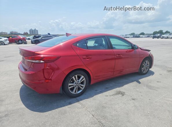 KMHD84LF3JU684341 2018 HYUNDAI ELANTRA Red Rear right