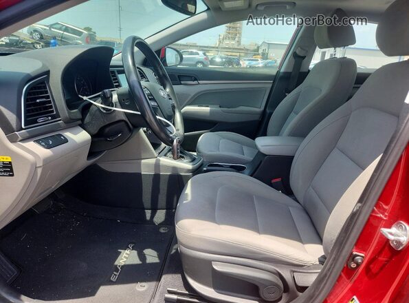 KMHD84LF3JU684341 2018 HYUNDAI ELANTRA Red Front interior view