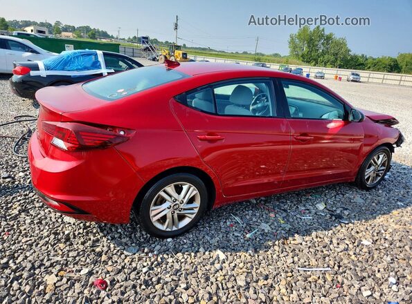 KMHD84LF3KU736892 2019 HYUNDAI ELANTRA Red Tył prawy
