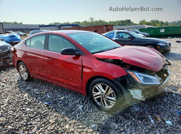 KMHD84LF3KU736892 2019 HYUNDAI ELANTRA Red Przód prawy