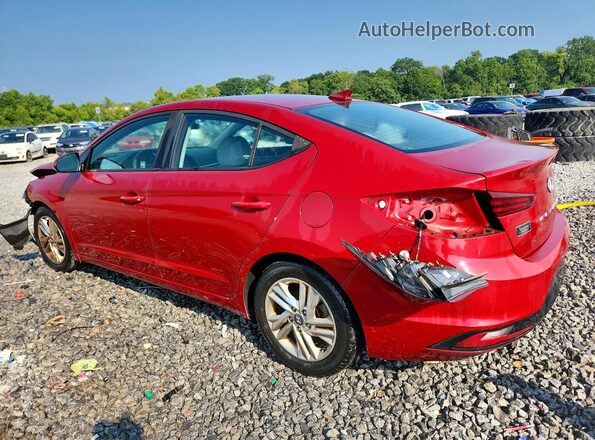 KMHD84LF3KU736892 2019 HYUNDAI ELANTRA Red Tył lewy