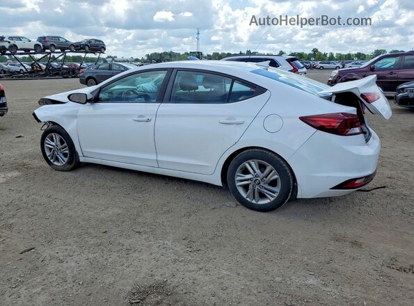 KMHD84LF3KU750050 2019 HYUNDAI ELANTRA Белый Задняя левая четверть