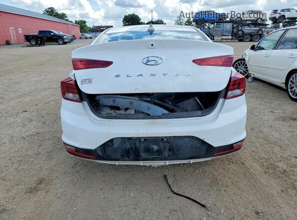 KMHD84LF3KU750050 2019 HYUNDAI ELANTRA Белый Вид сзади