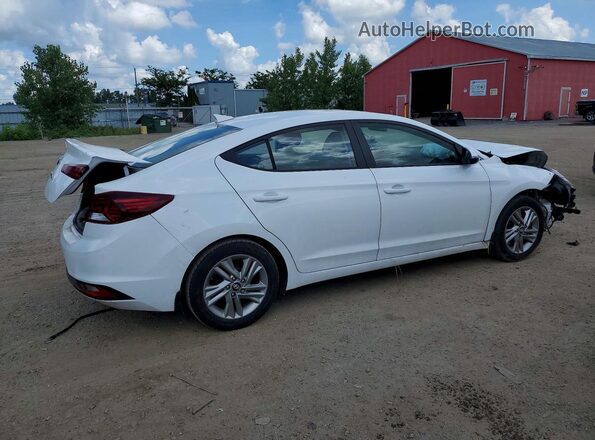 KMHD84LF3KU750050 2019 HYUNDAI ELANTRA Белый Задняя правая четверть