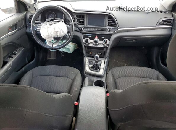 KMHD84LF3KU750050 2019 HYUNDAI ELANTRA Белый Вид панели приборов