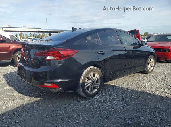 KMHD84LF3KU872682 2019 HYUNDAI ELANTRA Black უკანა მარჯვენა