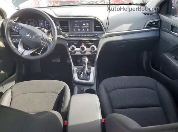 KMHD84LF3KU872682 2019 HYUNDAI ELANTRA Black წინა პანელის ხედი