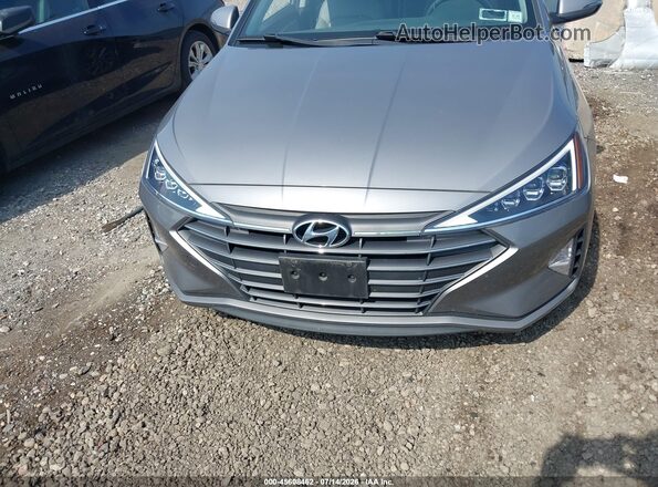KMHD84LF3LU073681 2020 HYUNDAI ELANTRA Gray Instrument cluster view