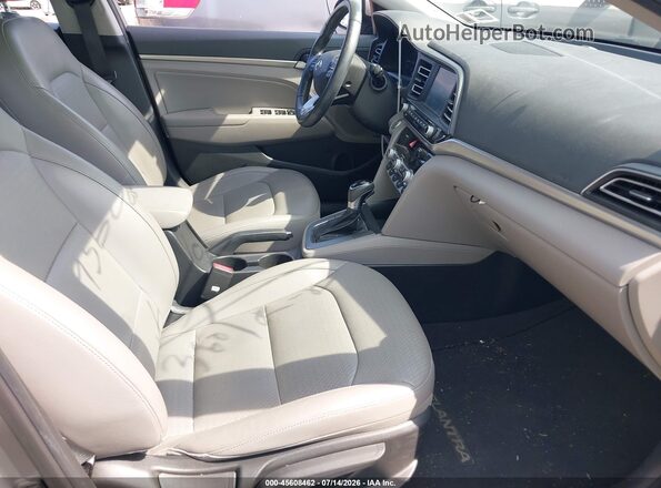 KMHD84LF3LU073681 2020 HYUNDAI ELANTRA Gray Front interior view
