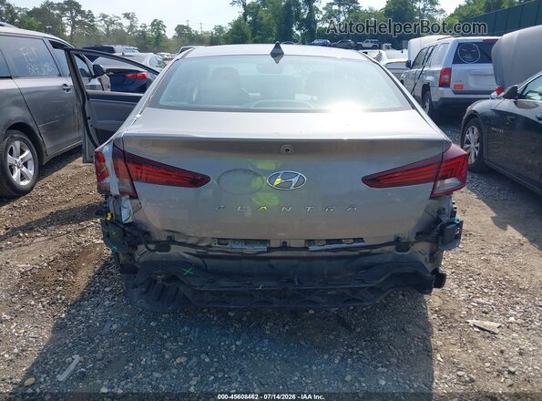 KMHD84LF3LU073681 2020 HYUNDAI ELANTRA Gray Front view