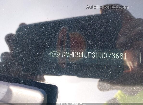 KMHD84LF3LU073681 2020 HYUNDAI ELANTRA Gray 