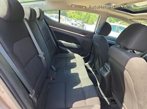 KMHD84LF3LU938634 2020 HYUNDAI ELANTRA Silver Հետևի նստատեղերի տեսք