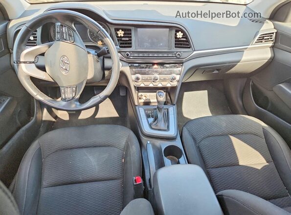 KMHD84LF3LU938634 2020 HYUNDAI ELANTRA Silver Առջևի վահանակի տեսք
