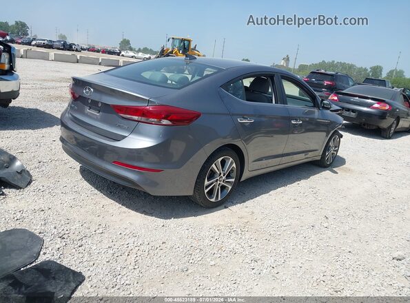 KMHD84LF4HU070800 2017 HYUNDAI ELANTRA Blue Задня права чверть