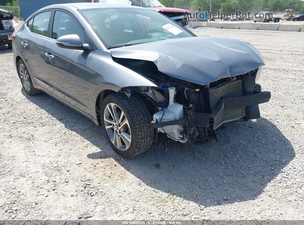 KMHD84LF4HU070800 2017 HYUNDAI ELANTRA Blue 