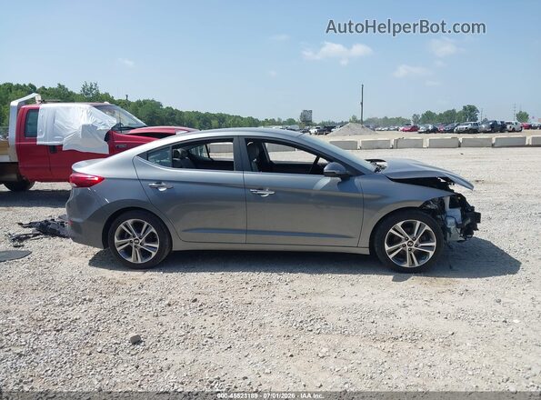 KMHD84LF4HU070800 2017 HYUNDAI ELANTRA Blue Панорамний вид салону 360°
