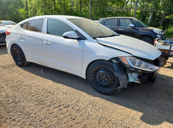 KMHD84LF4HU091498 2017 HYUNDAI ELANTRA White Front right