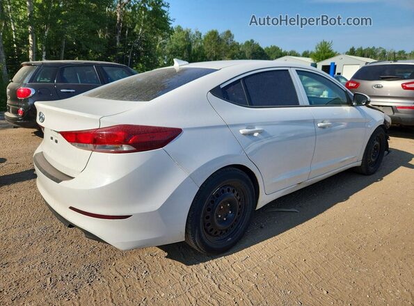 KMHD84LF4HU091498 2017 HYUNDAI ELANTRA White Rear right
