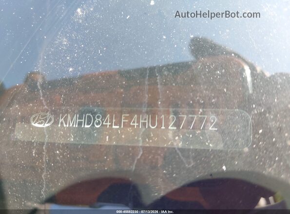 KMHD84LF4HU127772 2017 HYUNDAI ELANTRA Black Вид підкапотного простору