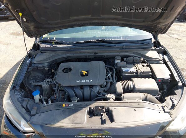 KMHD84LF4HU127772 2017 HYUNDAI ELANTRA Black Вид ззаду