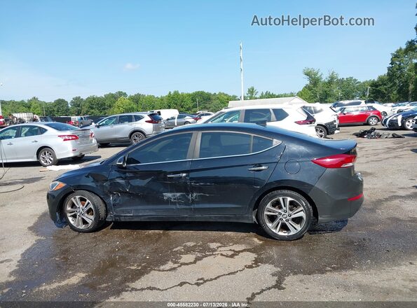 KMHD84LF4HU127772 2017 HYUNDAI ELANTRA Black Панорамний вид салону 360°