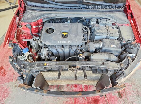 KMHD84LF4HU159380 2017 HYUNDAI ELANTRA Red Սալոնի հետևի տեսք