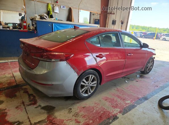 KMHD84LF4HU159380 2017 HYUNDAI ELANTRA Red Հետևի աջ
