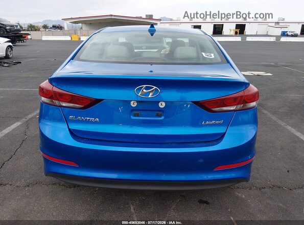 KMHD84LF4HU209565 2017 HYUNDAI ELANTRA Синий 