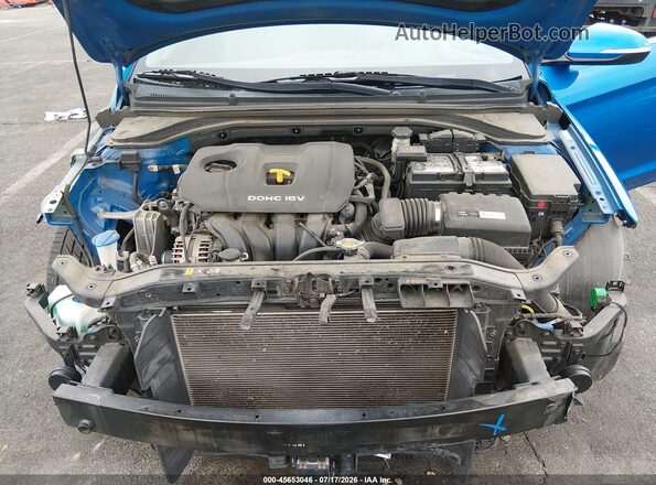 KMHD84LF4HU209565 2017 HYUNDAI ELANTRA Синий Вид сзади
