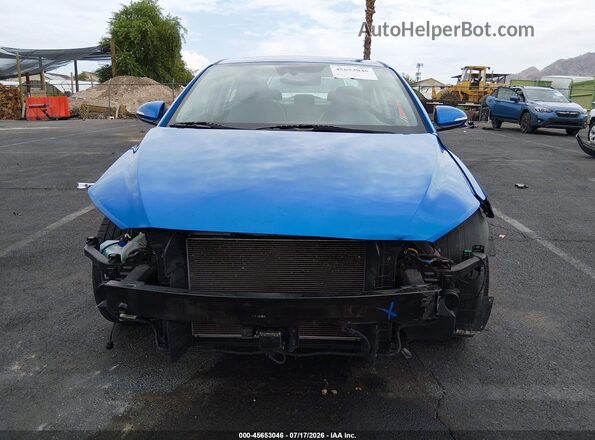 KMHD84LF4HU209565 2017 HYUNDAI ELANTRA Синий Вид задней части салона