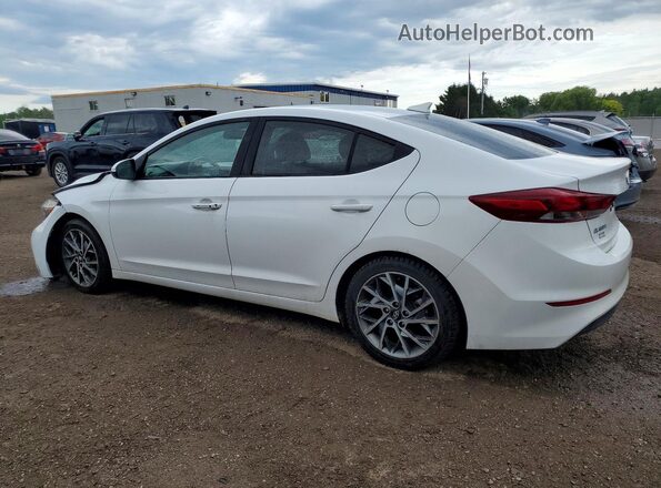 KMHD84LF4HU230528 2017 HYUNDAI ELANTRA White Rear left