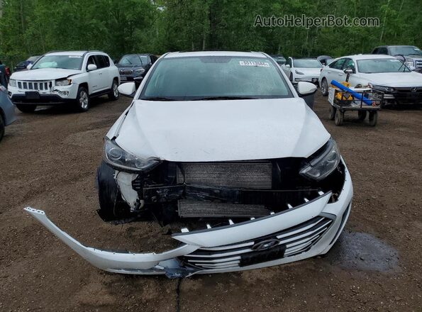 KMHD84LF4HU230528 2017 HYUNDAI ELANTRA White Front view