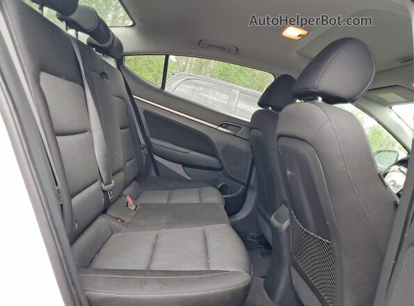 KMHD84LF4HU230528 2017 HYUNDAI ELANTRA White Rear seats view