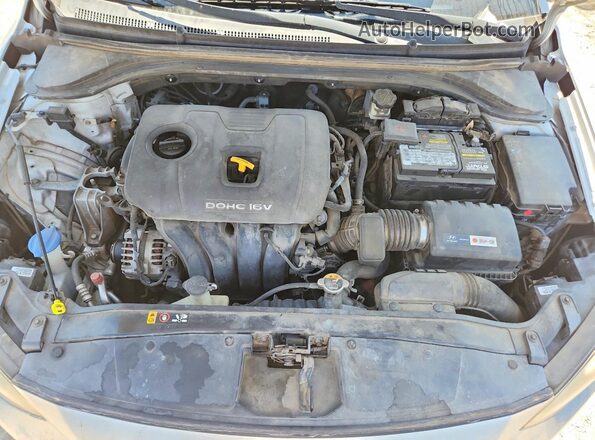 KMHD84LF4HU260208 2017 HYUNDAI ELANTRA Silver უკანა სალონის ხედი