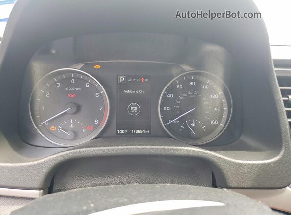 KMHD84LF4HU260208 2017 HYUNDAI ELANTRA Silver ხელსაწყოთა პანელის ხედი