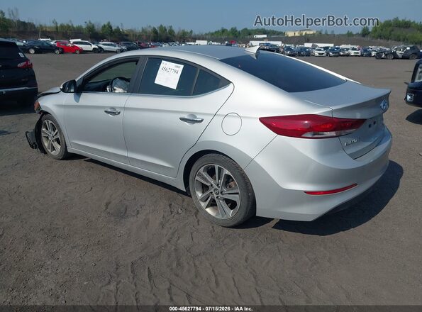 KMHD84LF4HU266896 2017 HYUNDAI ELANTRA Silver Հետևի ձախ