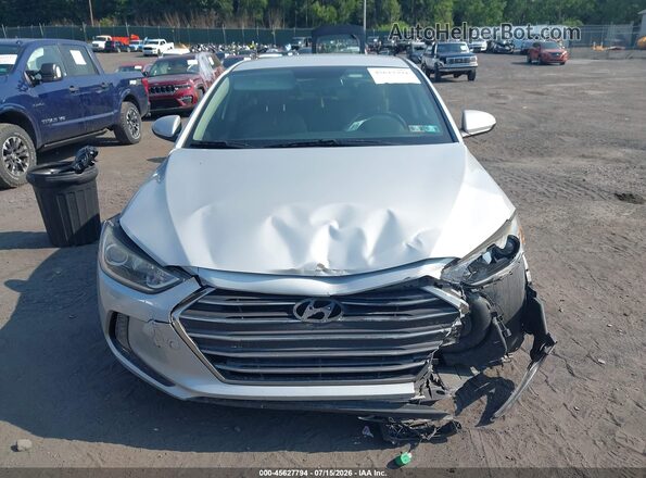 KMHD84LF4HU266896 2017 HYUNDAI ELANTRA Silver Սարքավորումների վահանակի տեսք