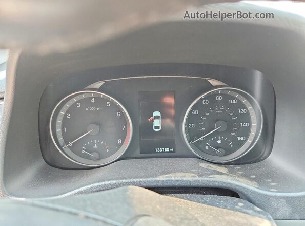 KMHD84LF4HU269359 2017 HYUNDAI ELANTRA Silver Widok zestawu wskaźników