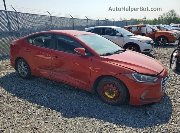 KMHD84LF4HU326238 2017 HYUNDAI ELANTRA Orange Առջևի աջ