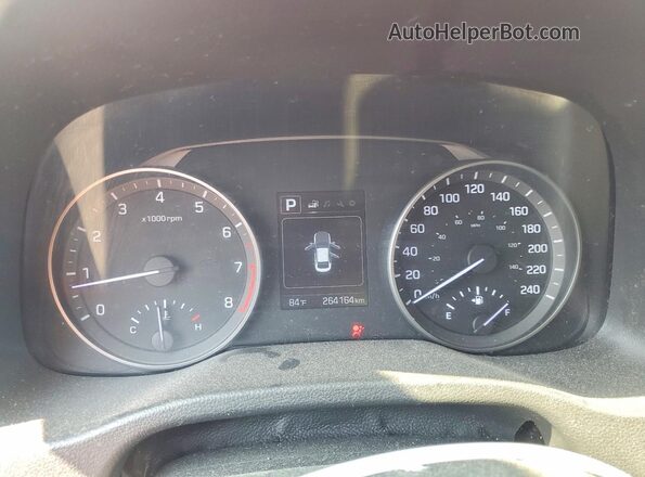 KMHD84LF4HU326238 2017 HYUNDAI ELANTRA Orange Սարքավորումների վահանակի տեսք