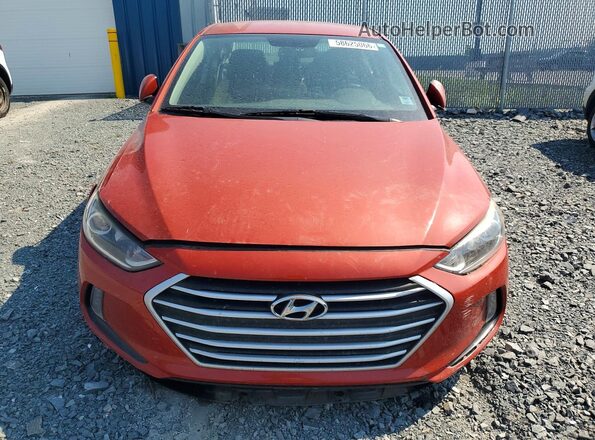 KMHD84LF4HU326238 2017 HYUNDAI ELANTRA Orange Դիմացի տեսք