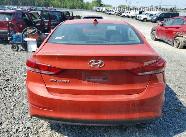 KMHD84LF4HU326238 2017 HYUNDAI ELANTRA Orange Հետևի տեսք
