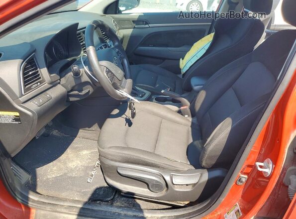 KMHD84LF4HU326238 2017 HYUNDAI ELANTRA Orange Սալոնի դիմացի տեսք
