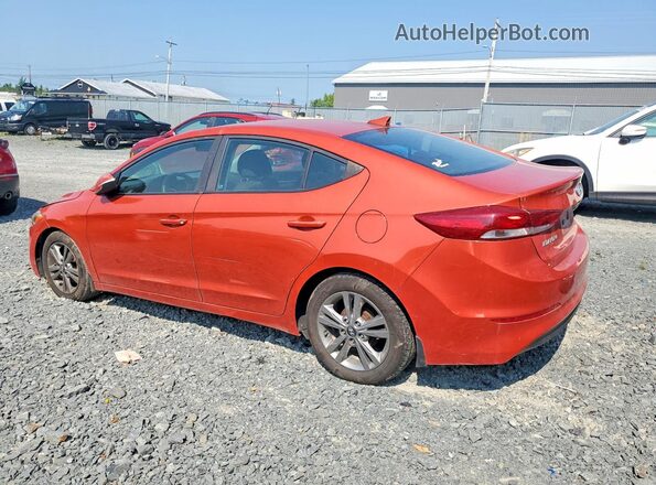 KMHD84LF4HU326238 2017 HYUNDAI ELANTRA Orange Հետևի ձախ