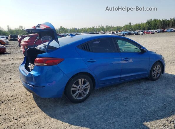 KMHD84LF4HU332573 2017 HYUNDAI ELANTRA Blue Rear right