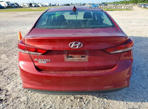 KMHD84LF4HU371941 2017 HYUNDAI ELANTRA Красный Вид сзади