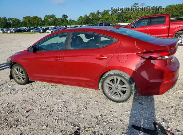 KMHD84LF4HU371941 2017 HYUNDAI ELANTRA Красный Задняя левая четверть