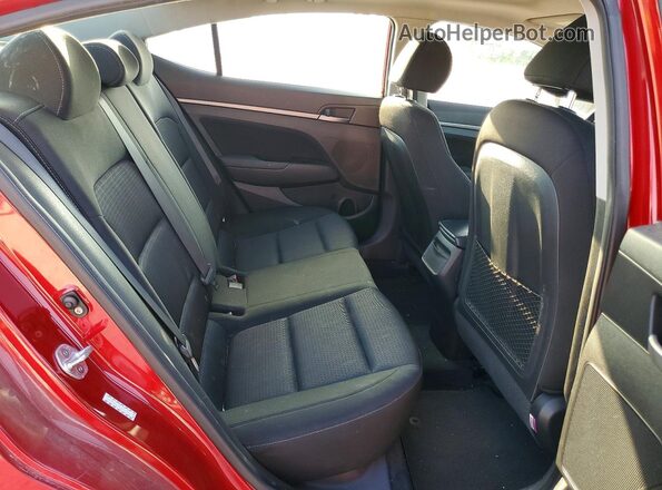 KMHD84LF4HU371941 2017 HYUNDAI ELANTRA Красный Вид задних сидений