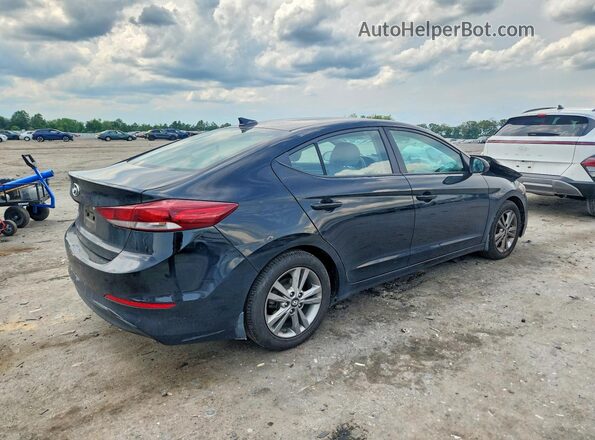 KMHD84LF4JU449298 2018 HYUNDAI ELANTRA Black Trasero derecho