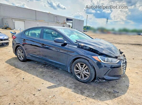 KMHD84LF4JU449298 2018 HYUNDAI ELANTRA Black Delantero derecho